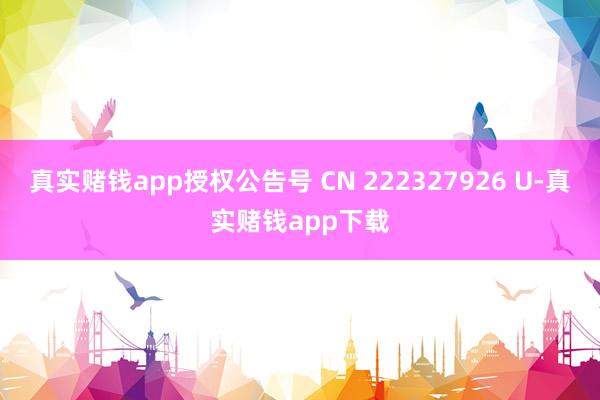 真实赌钱app授权公告号 CN 222327926 U-真实赌钱app下载