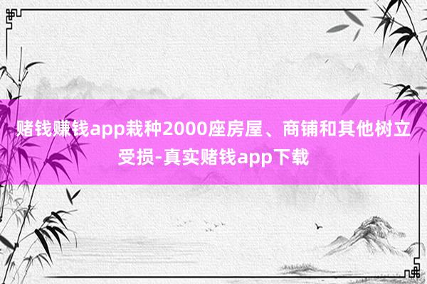 赌钱赚钱app栽种2000座房屋、商铺和其他树立受损-真实赌钱app下载